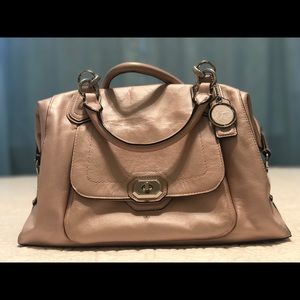 Coach leather satchel